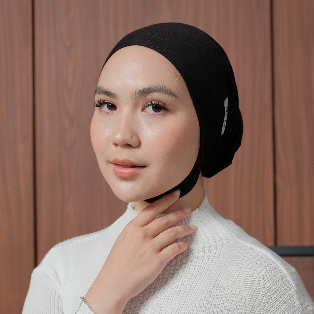 Ciput Dagu Rayon Airflow Black