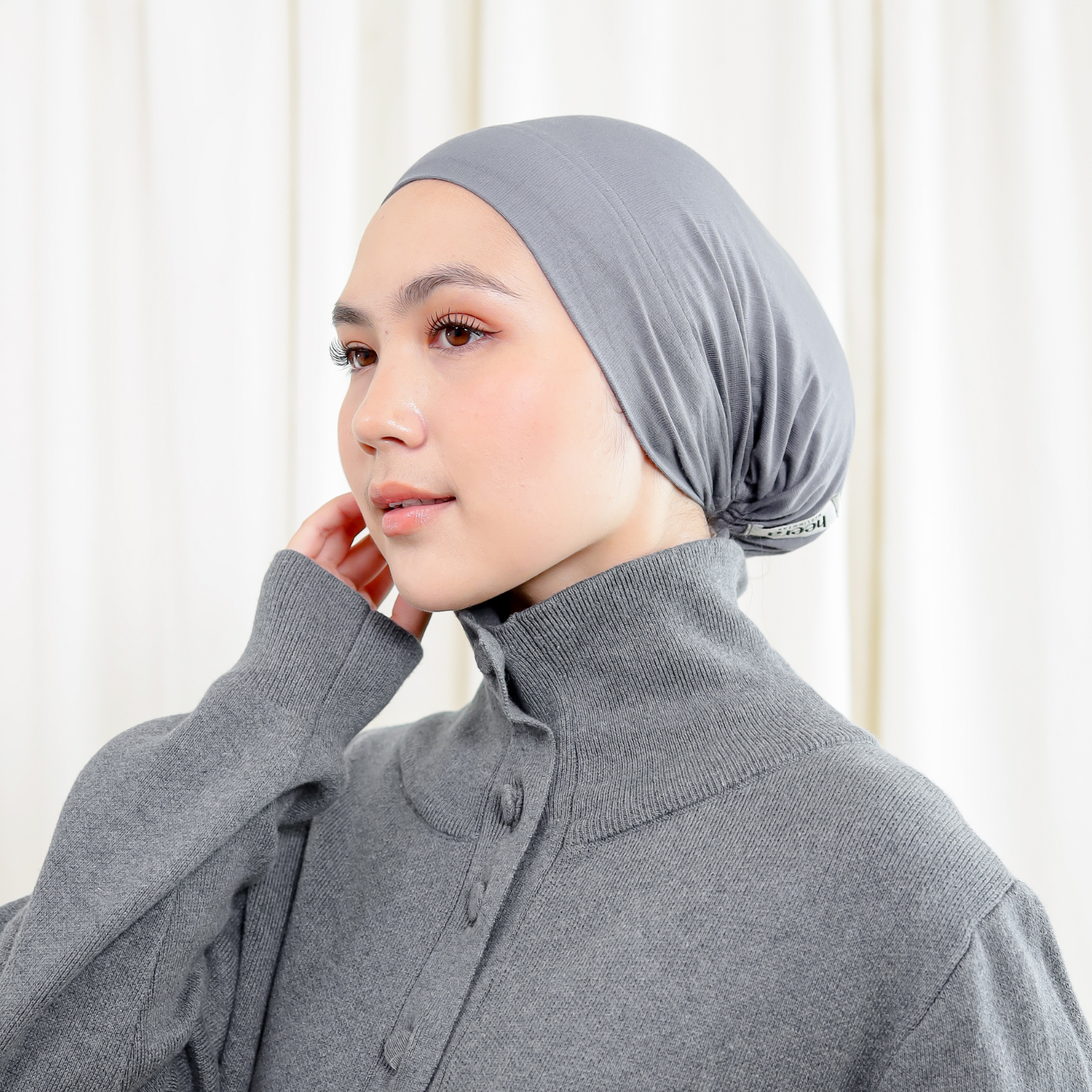 Ciput Tali Rayon Airflow Dark Grey