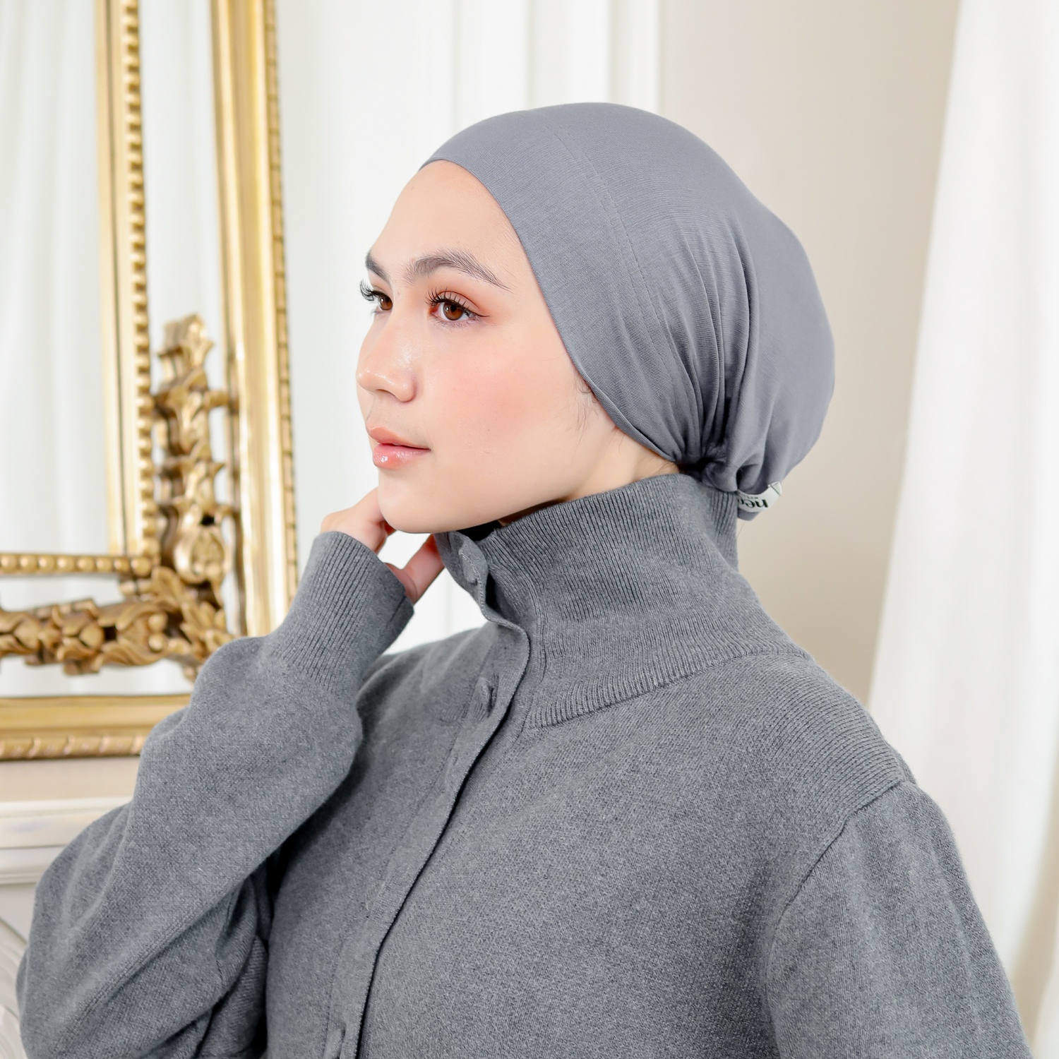 Ciput Tali Rayon Airflow Dark Grey