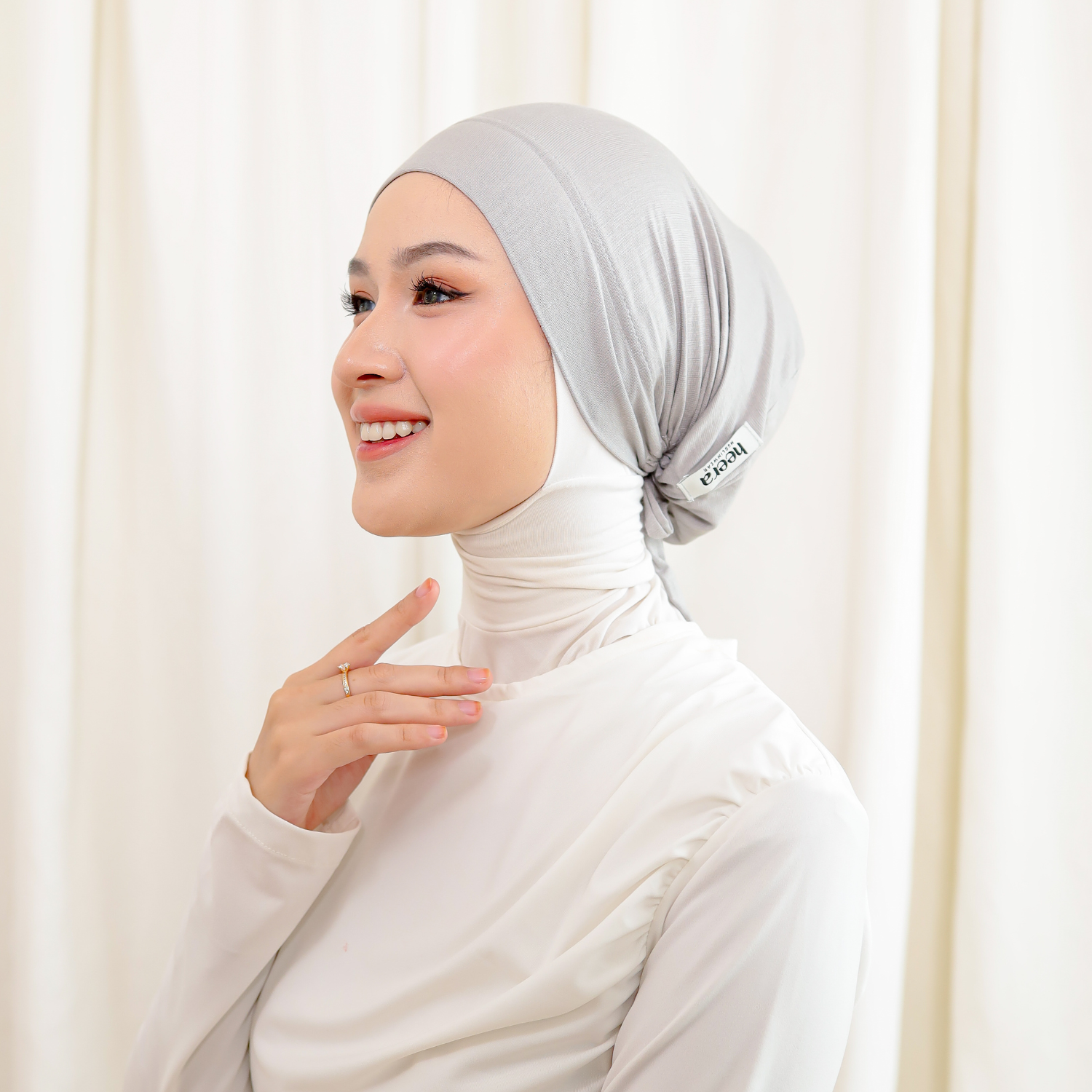 Ciput Tali Rayon Airflow Silver