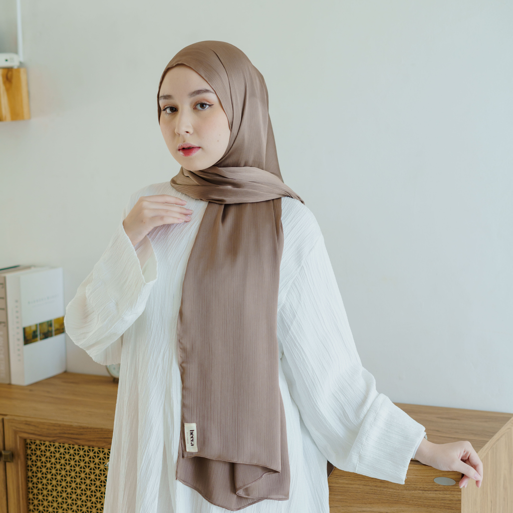 Nafta Pashmina Silk Premium Latte