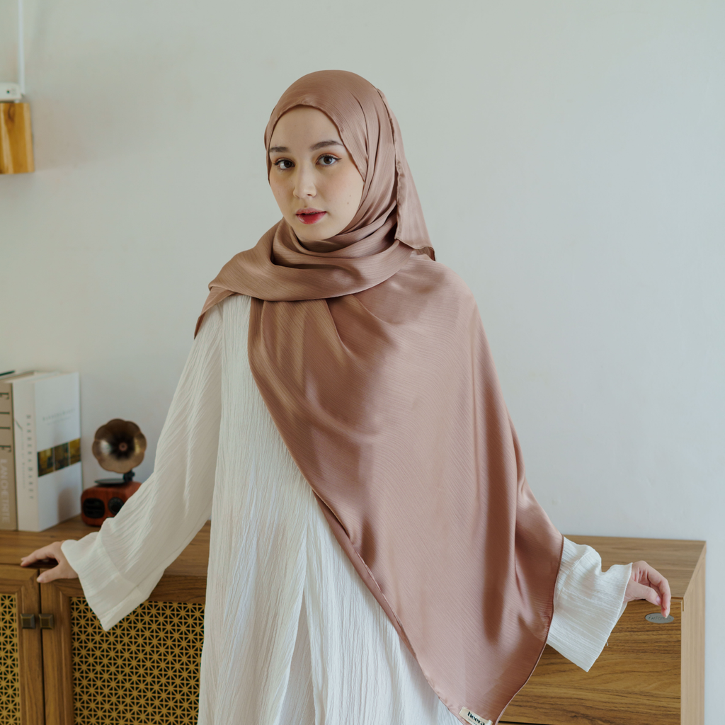 Nafta Pashmina Silk Premium Brandy Rose