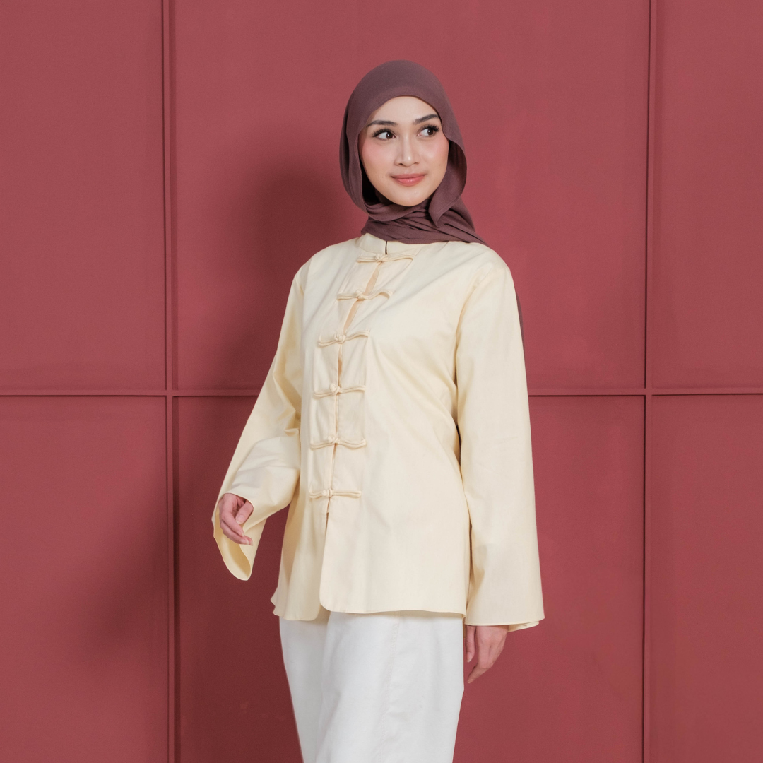 Katrina Cheongsam Shirt Butter