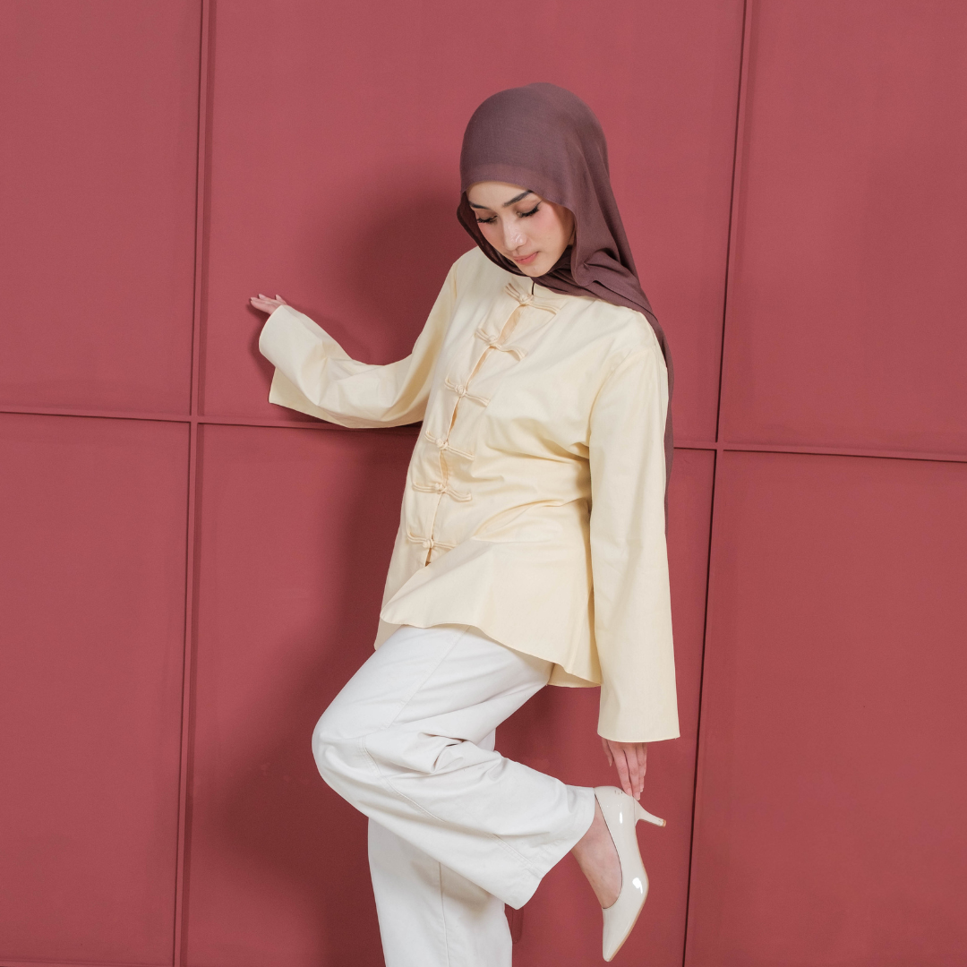 Katrina Cheongsam Shirt Butter