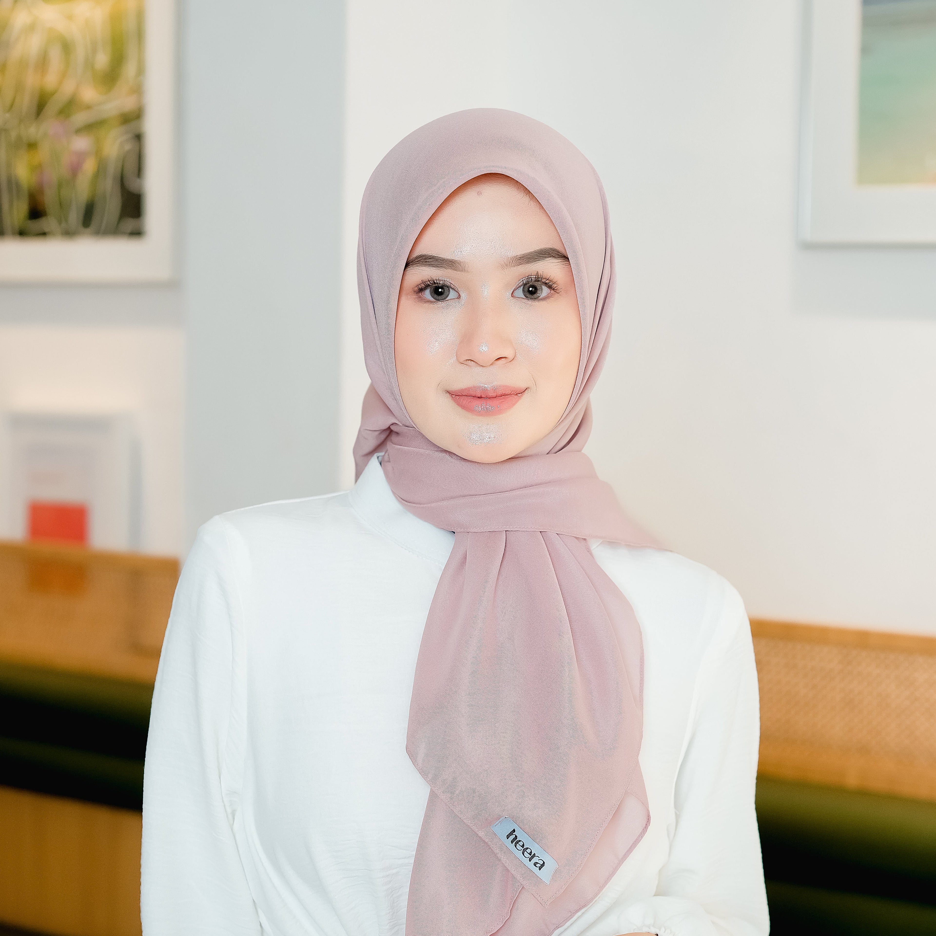 Sahla Hijab Segiempat Paris Nude