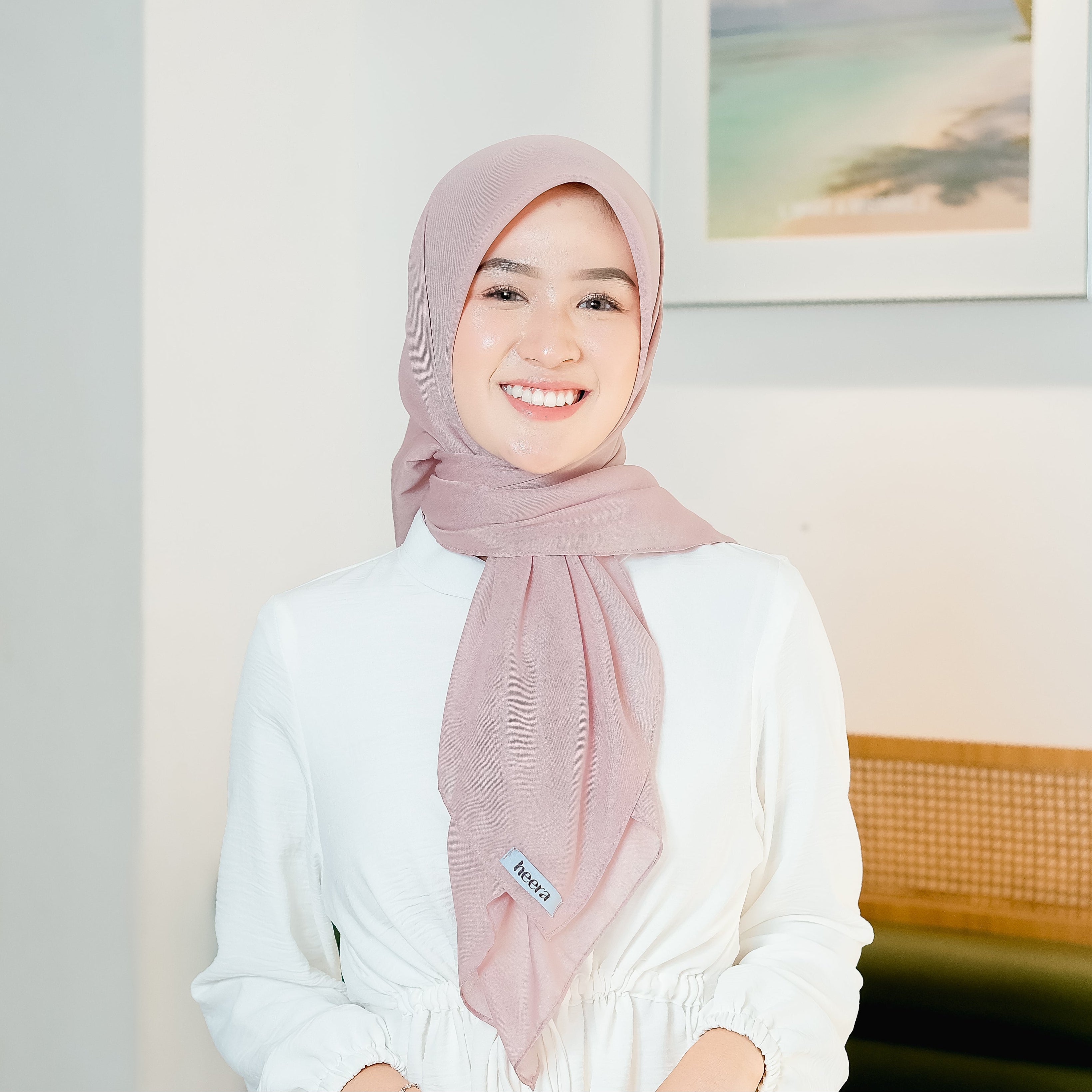 Sahla Hijab Segiempat Paris Nude