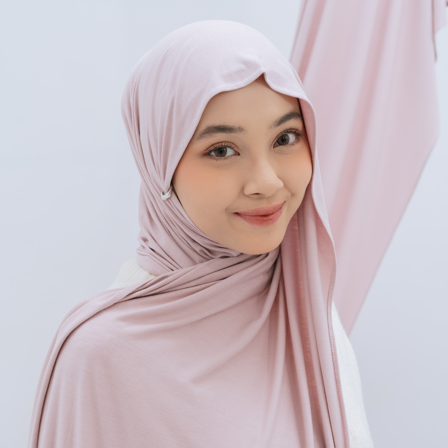 Saafiya Shawl Pashmina Airflow Rayon Blush