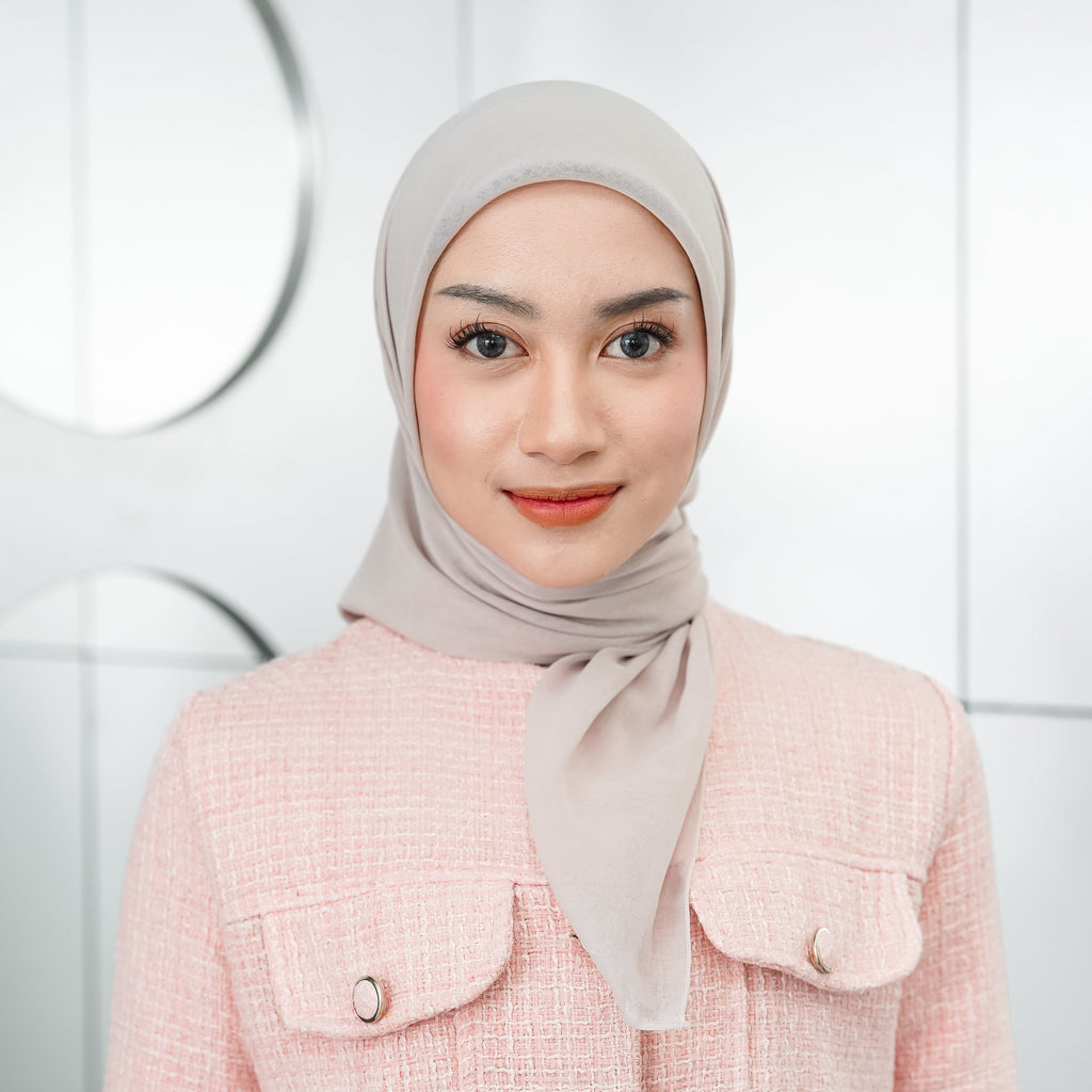 Mina Hijab Segiempat Paris Japan Biscuit