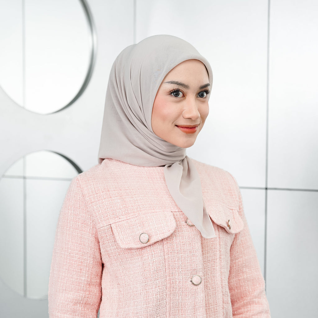 Mina Hijab Segiempat Paris Japan Biscuit