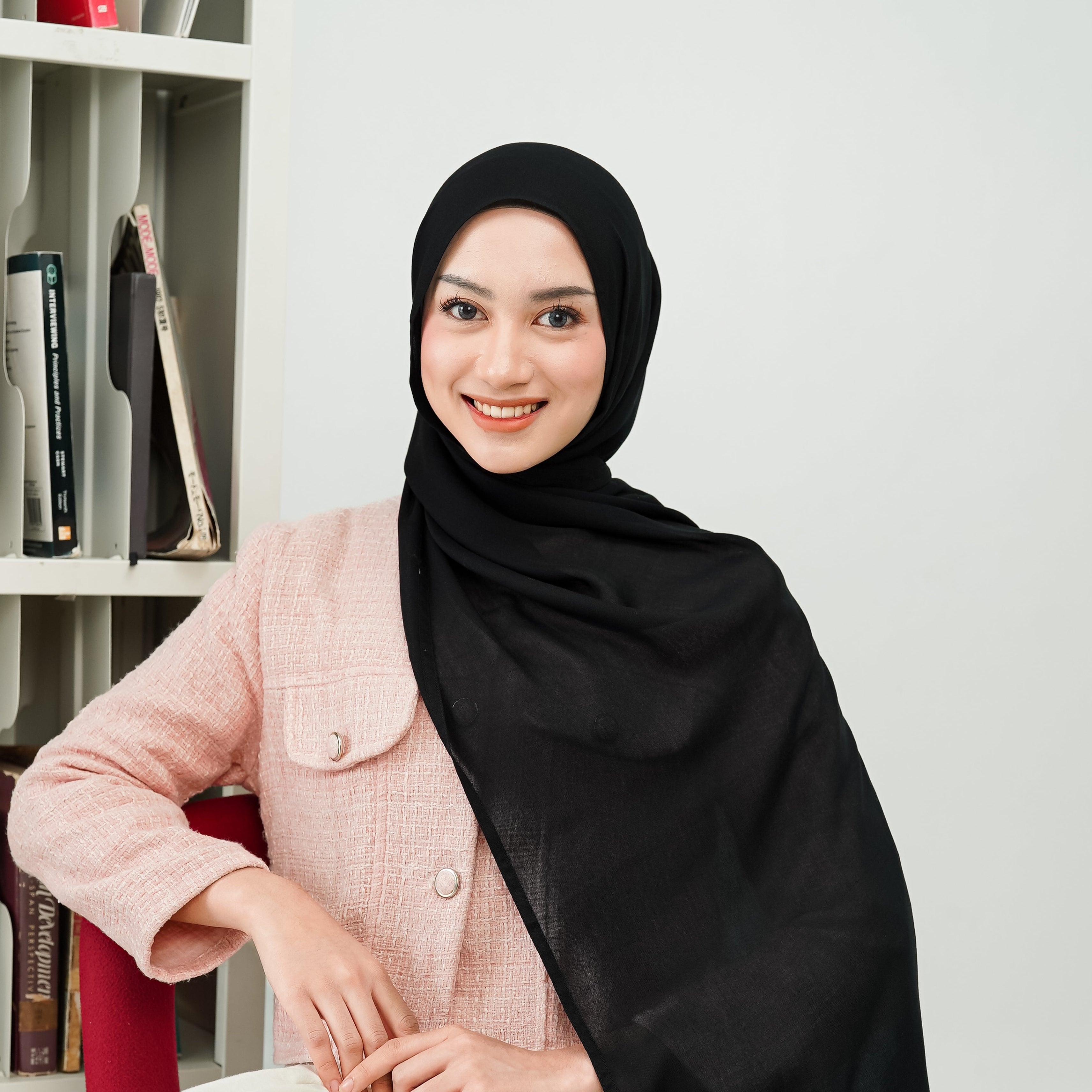 Husna Pashmina Viscose Modal Black