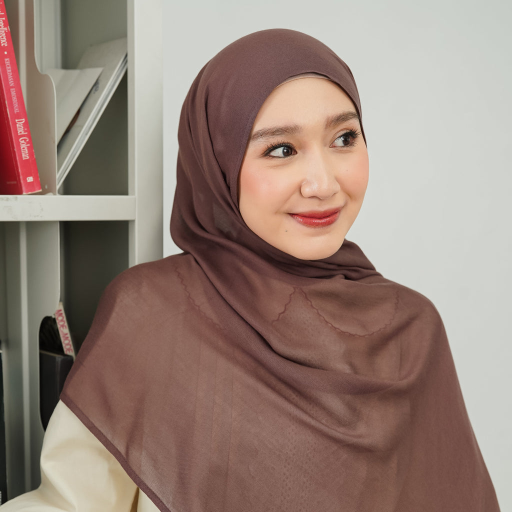 Husna Pashmina Viscose Modal Walnut