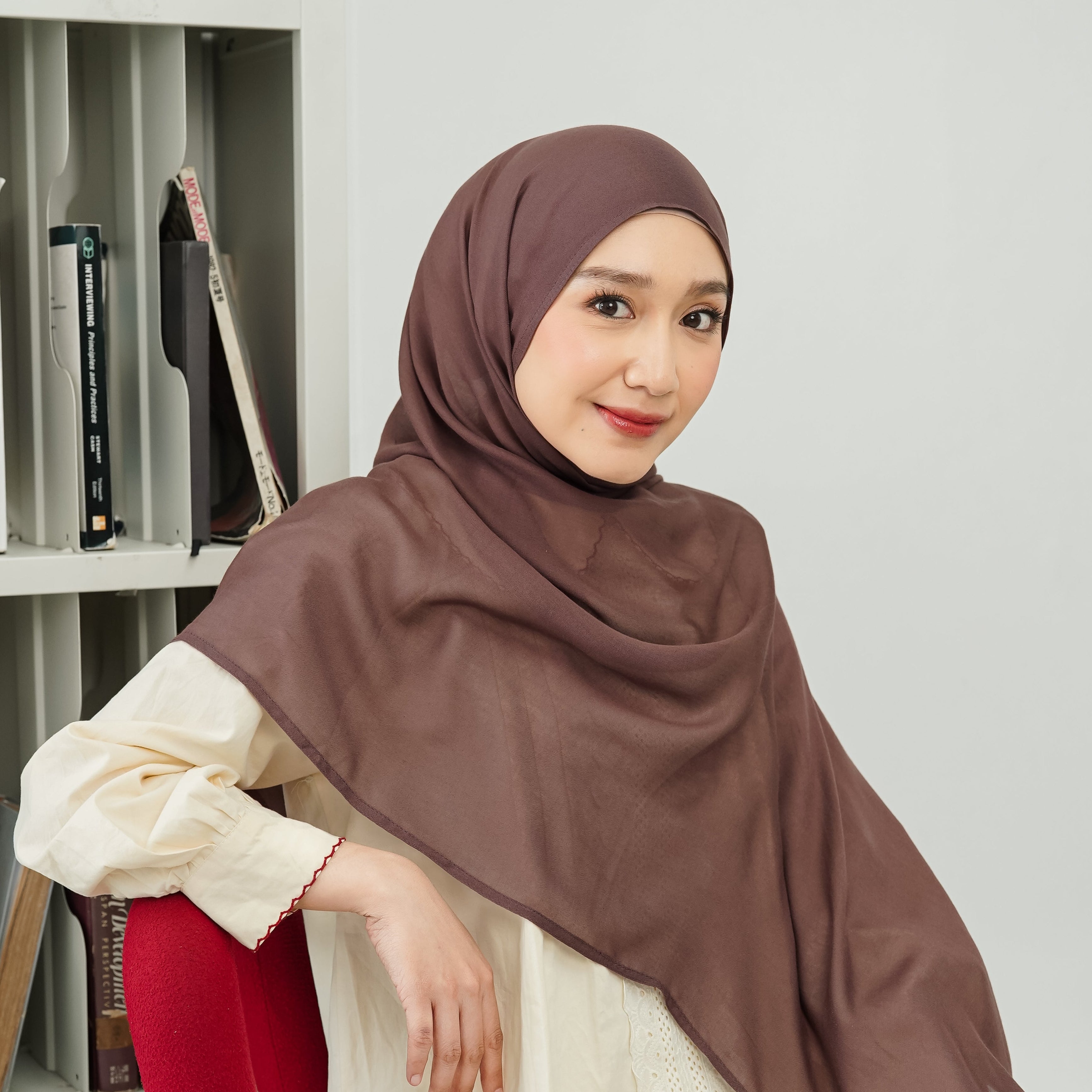 Husna Pashmina Viscose Modal Walnut