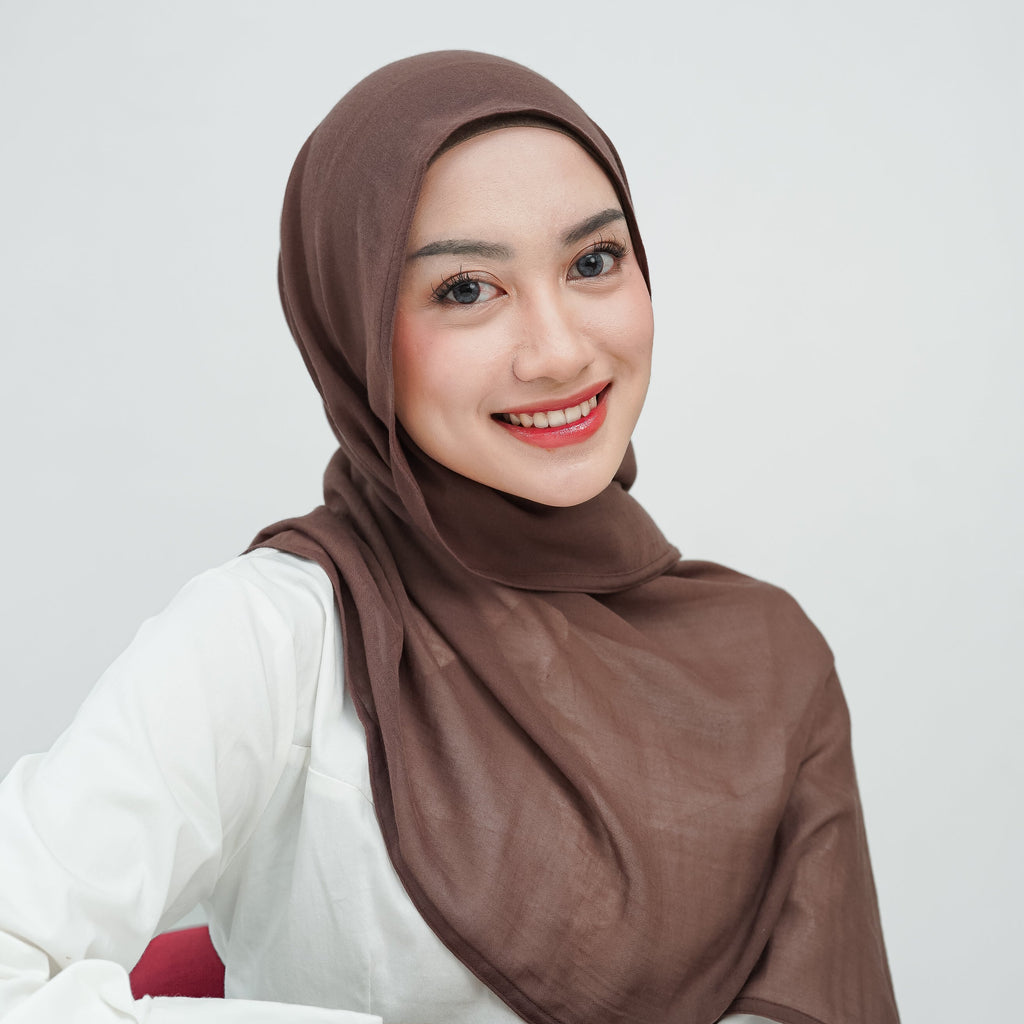 Aliza Pashmina Arabian Voile Walnut