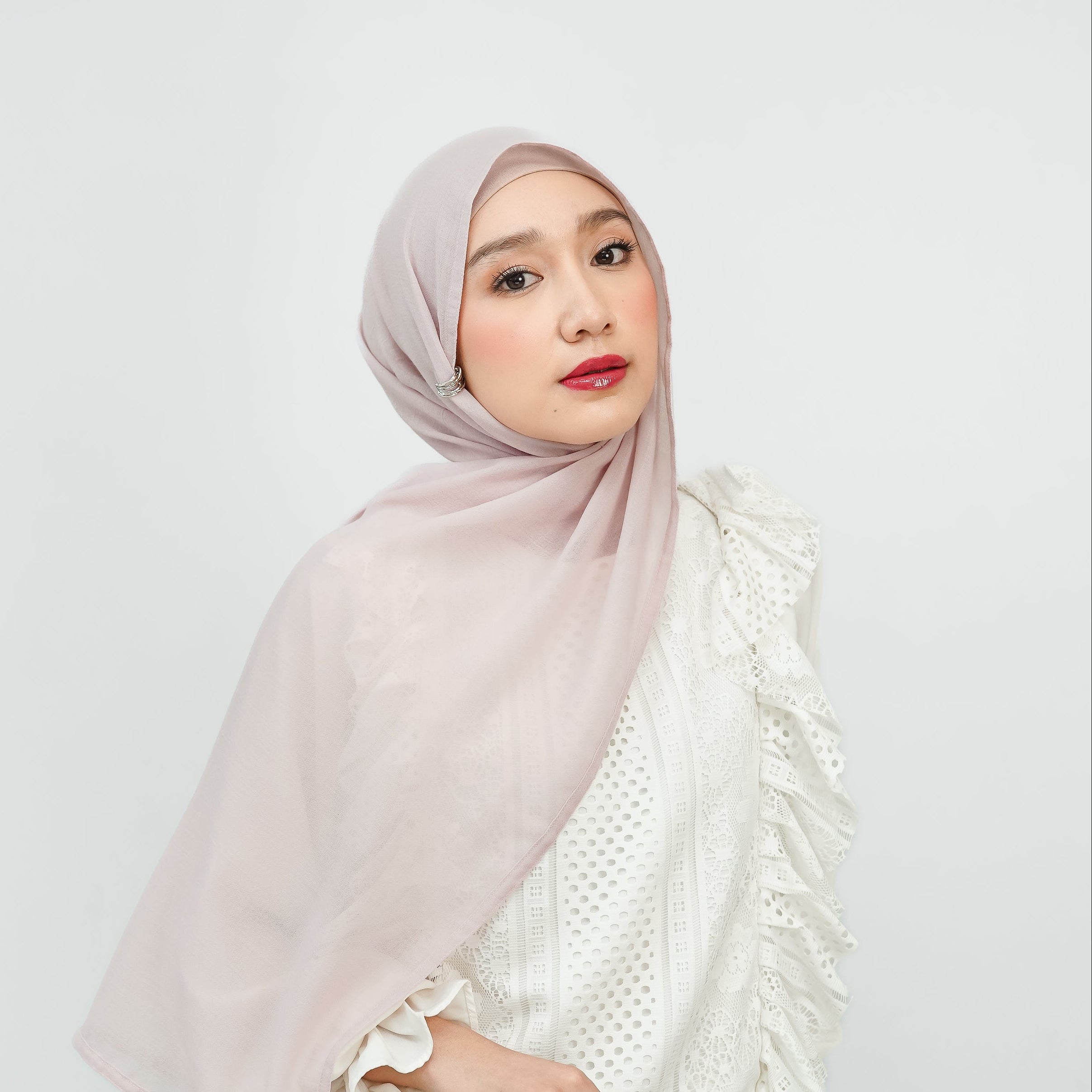 Aliza Pashmina Arabian Voile Blush
