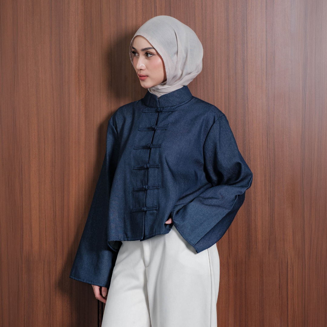 Marwa Boxy Shirt Denim