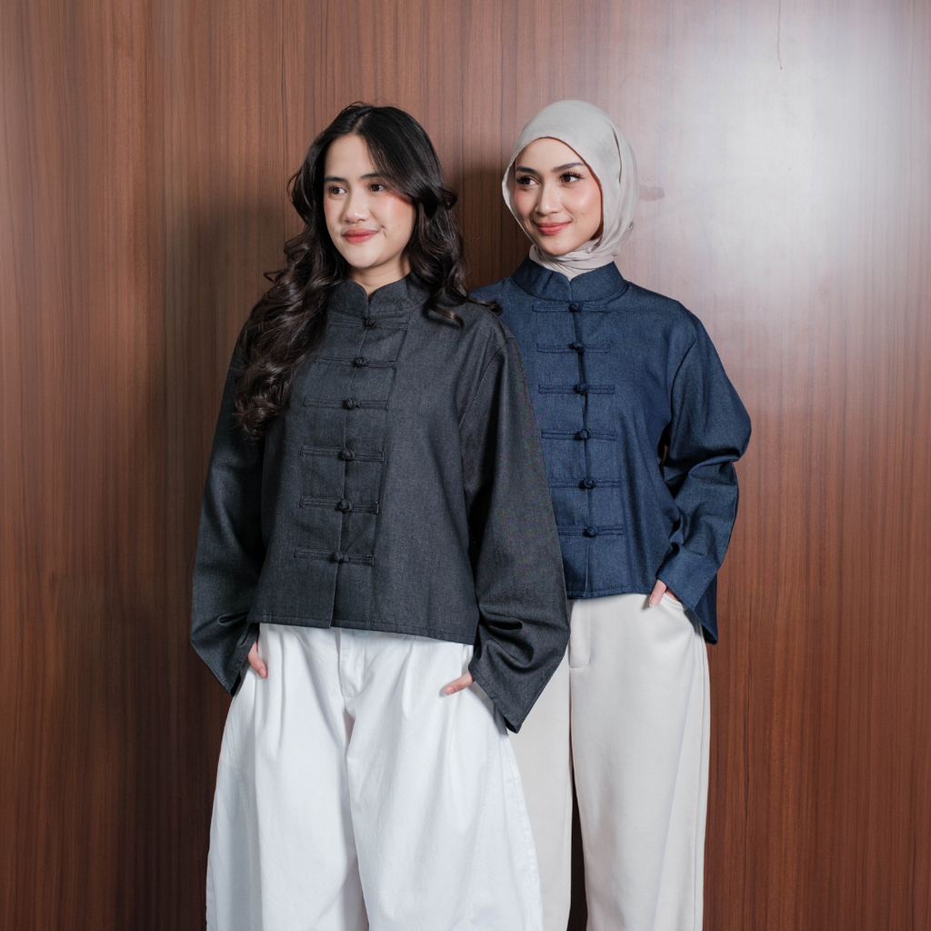 Marwa Boxy Shirt Black