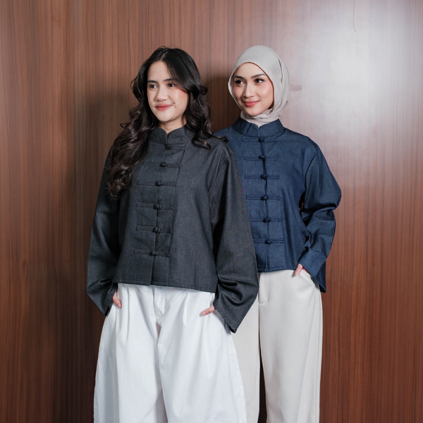 Marwa Boxy Shirt Black