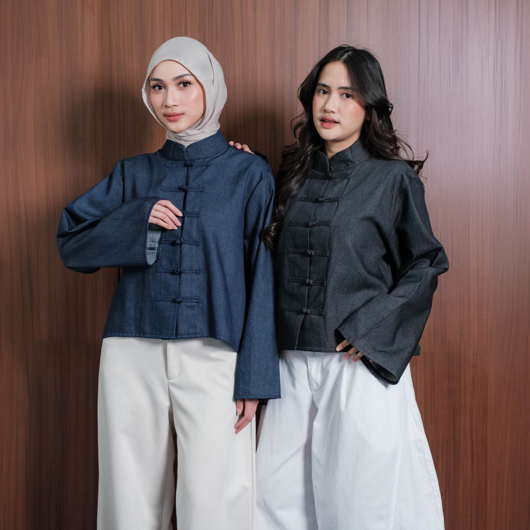 Marwa Boxy Shirt Black