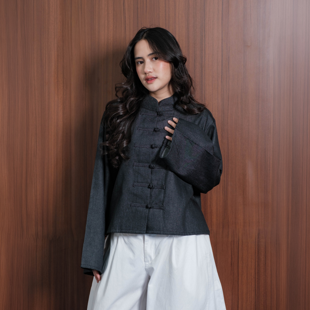 Marwa Boxy Shirt Black