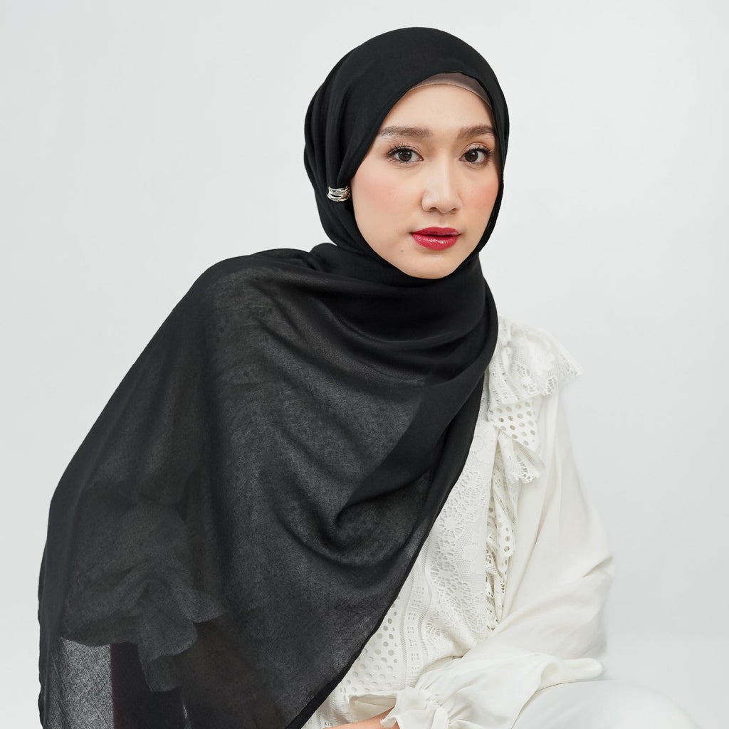 Aliza Pashmina Arabian Voile Black