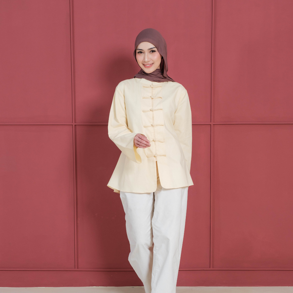 Katrina Cheongsam Shirt Butter